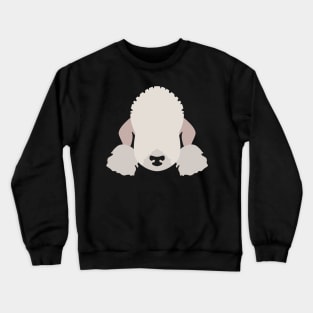 Bedlington Terrier Dog Face Crewneck Sweatshirt